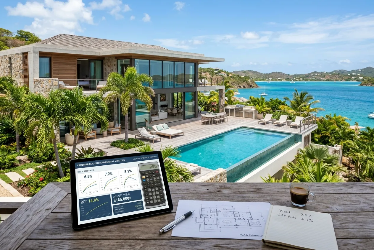 Calcul de rentabilité financière et investissement immobilier aux Antilles