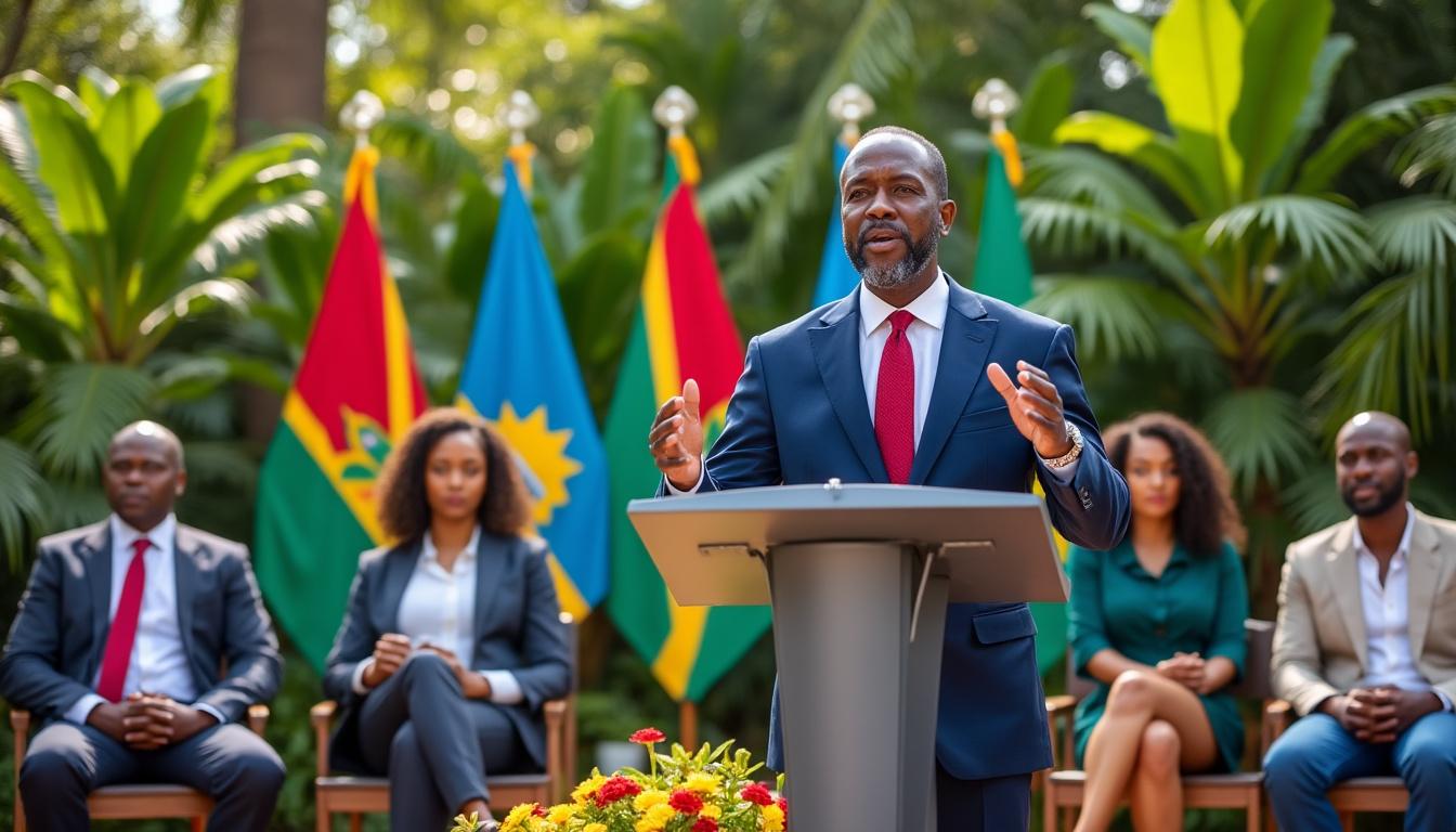 découvrez les propos du premier ministre de grenade sur la nécessité de politiques audacieuses pour garantir un avenir numérique prospère dans les caraïbes. un appel à l'action pour un développement technologique durable et inclusif dans la région.