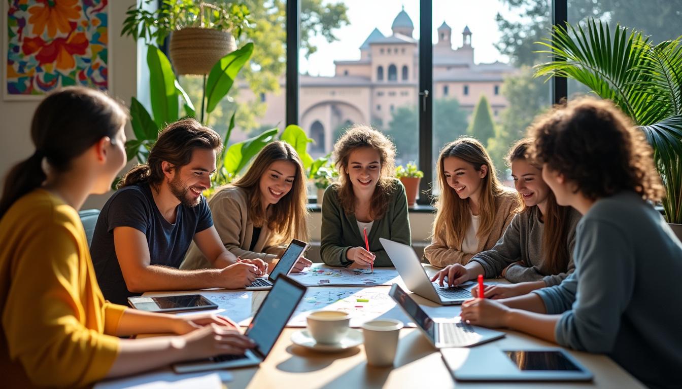 découvrez comment la caf et le trust collaborent pour encourager l'innovation et l'esprit d'entrepreneuriat chez les jeunes à grenade, en offrant des ressources et des opportunités uniques.